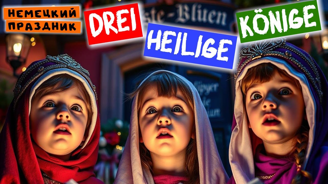 🌟 ТРИ СВЯТЫХ КОРОЛЯ: яркий немецкий праздник / Dreikönigstag / Heilige Drei Könige