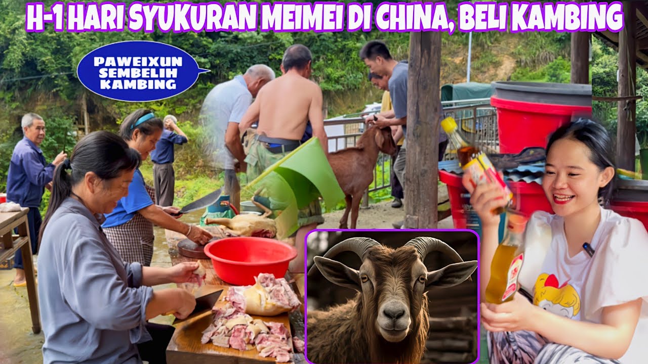 SEHARI SEBELUM PESTA SYUKURN KELAHIRAN MEIMEI, BANYAK KERABAT YANG DATANG MEMBANTU HARI INI