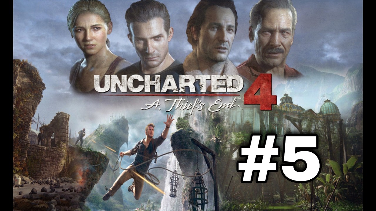 LIVE: UNCHARTED 4 - A ÚLTIMA AVENTURA DE NATHAN DRAKE! Caçando Tesouros e Explosões! PARTE: 5