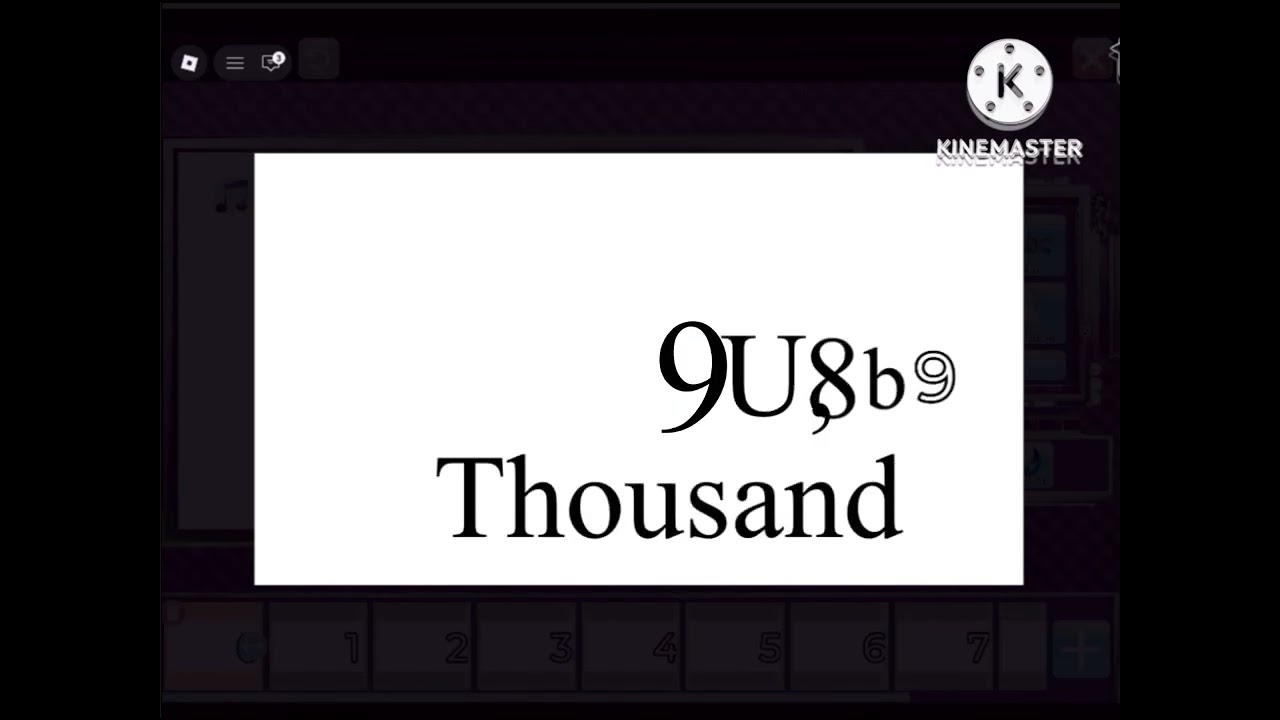 Numbers 0 to 1 trillion ￼￼
