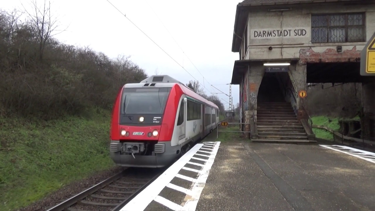 Zugverkehr in Darmstadt Süd #4 (Vor und nach der Modernisierung)