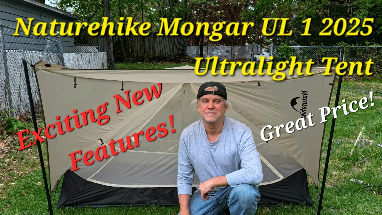 2025  Naturehike Mongar 1 Person Ultralight Tent is Revolutionary! Setup and Rain Test!