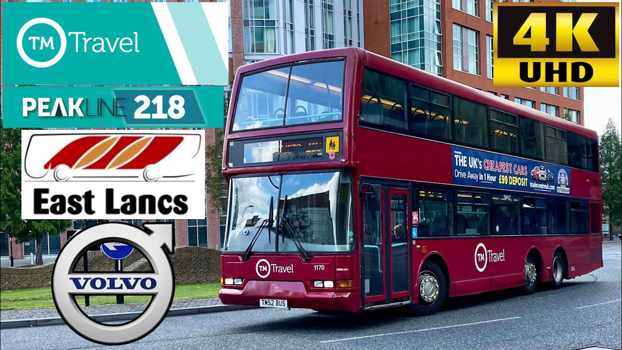 [TM Travel: Peak Line 218 Bakewell to Sheffield via Baslow & Totley] East Lancs Nordic​ Volvo B7L