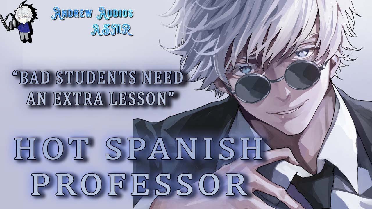 Audio ASMR / [Part 1] [M4F] HOT SPANISH Professor Gives You Detention But in His Office[Ear talking]