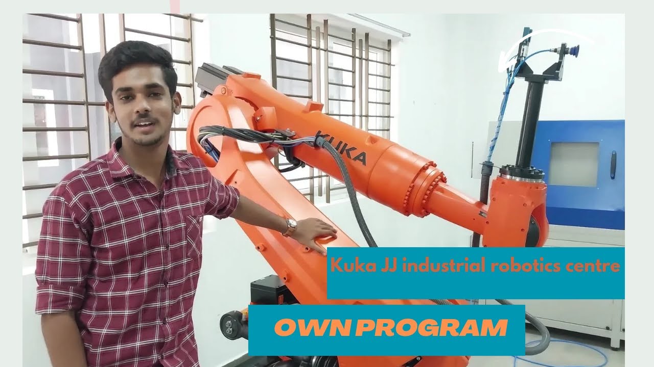 Kuka Robotics lab JJ Center own program with fun Part -7 #a2tech#fun#robot#tamil #kuka #own #program