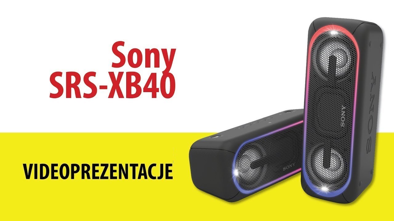 Głośnik mobilny SONY SRSXB40R