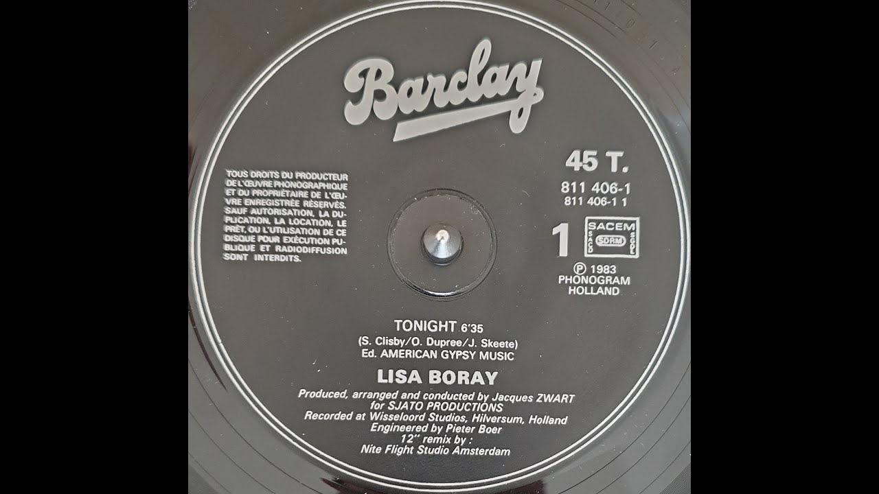 Lisa Boray - Tonight 1983