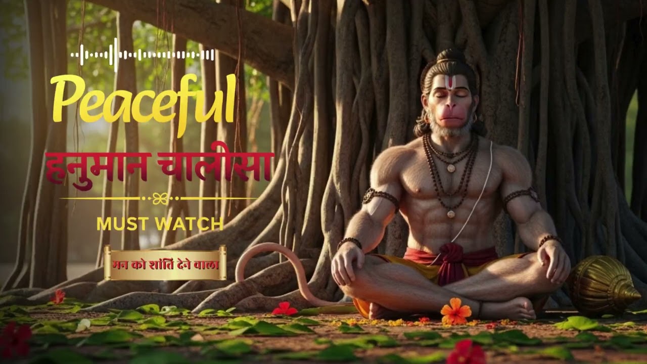 Hanuman Chalisa Stress Relief Meditation for Anxiety, Healing & Peace