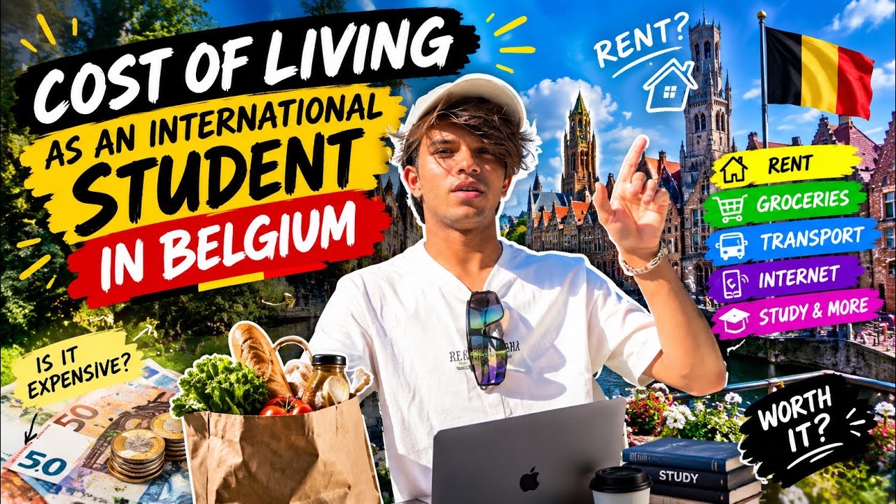     &ldquo;Cost of Living in Belgium as an International Student 🇧🇪&rdquo; | International Student Expenses