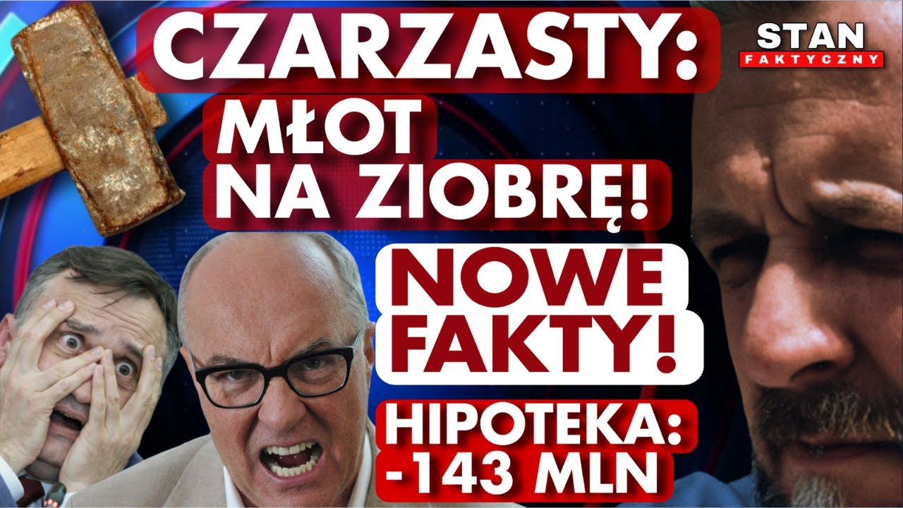 ‼️CZARZASTY czyli MŁOT NA ZIOBRĘ: obcina mu uposażenie‼️| Hipoteka przymusowa 143 mln‼️