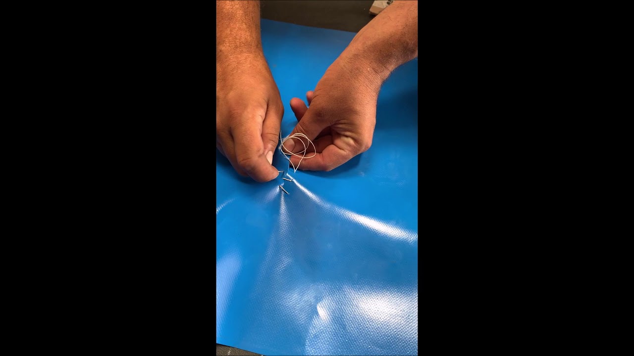 reparation d une structure gonflable avec un kit reparation asg34