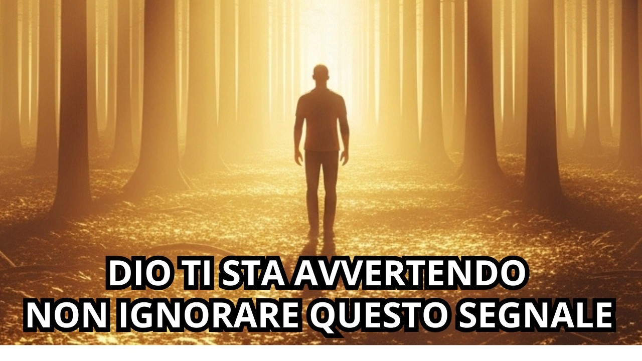 Dio sta parlando: questo avvertimento può trasformare il tuo destino