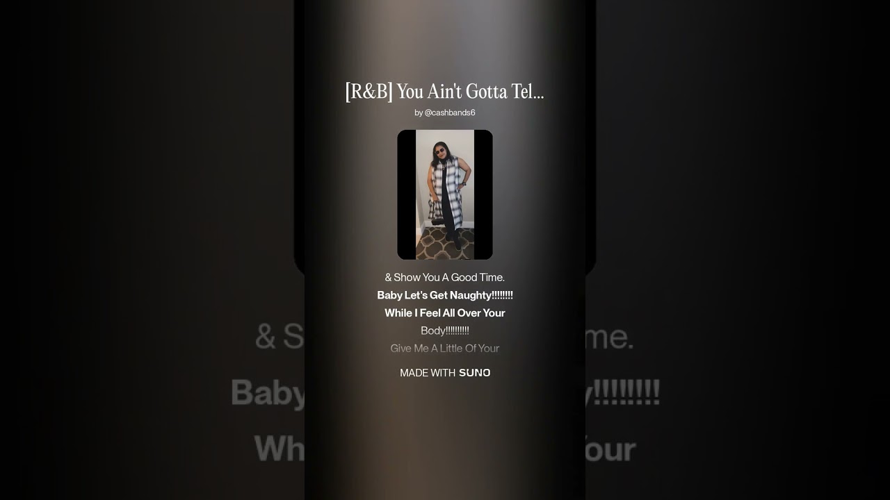 [R&B] You Ain't Gotta Tell Me Twice (Song Written By CA$HVILLA) NEW 2026 Lyrics