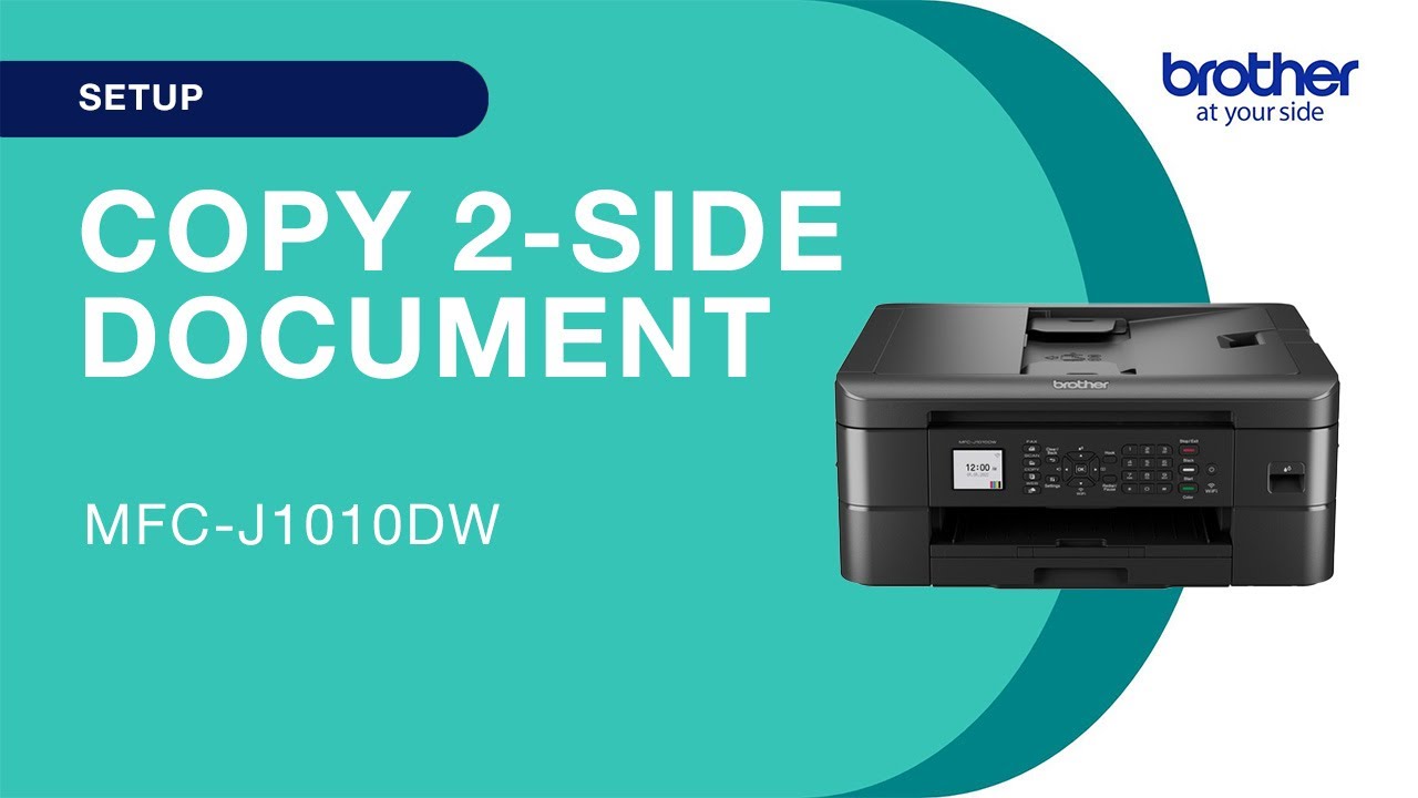 Copy a two-sided document – Brother MFCJ1010DW