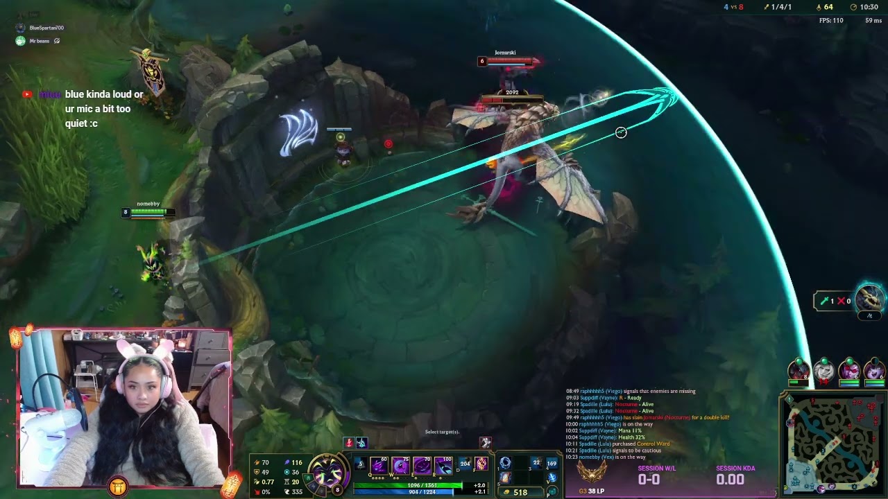 12/20/2024 - nomebby#na1 - Vex Mid - Solo Ranked - -24LP Gold 3