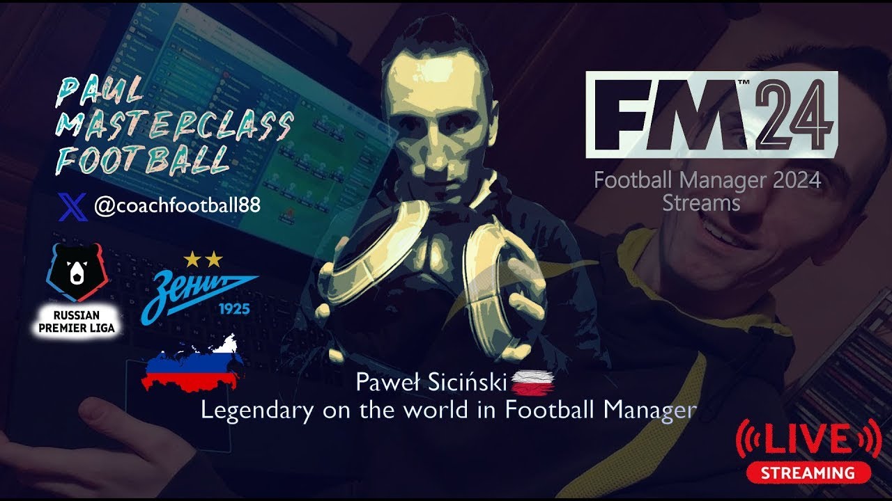 Football Manager 2024 - #119 Czy uda mi się zdobyć Priemjer-Liga z Zenit'em Sankt - Petersburg ...?