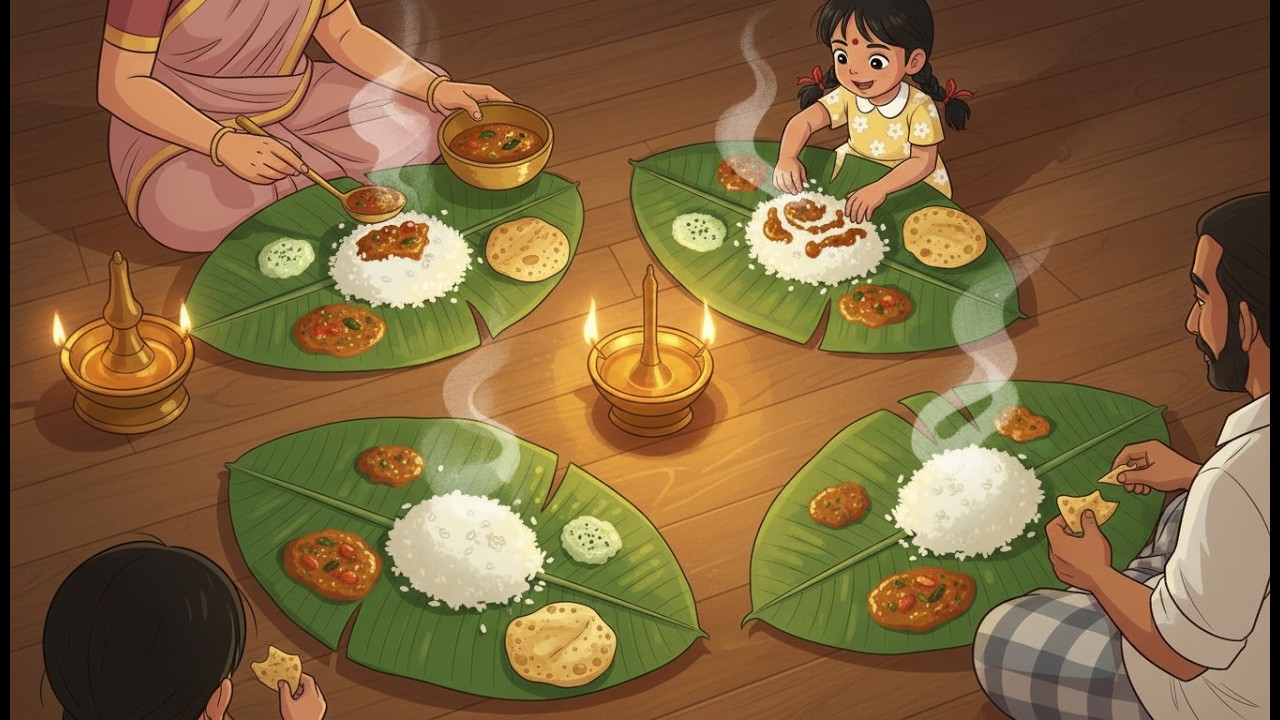 A Day in Amma's Kitchen | Traditional South Indian Village Life in the 1990s | Ghibli ASMR style 🌿