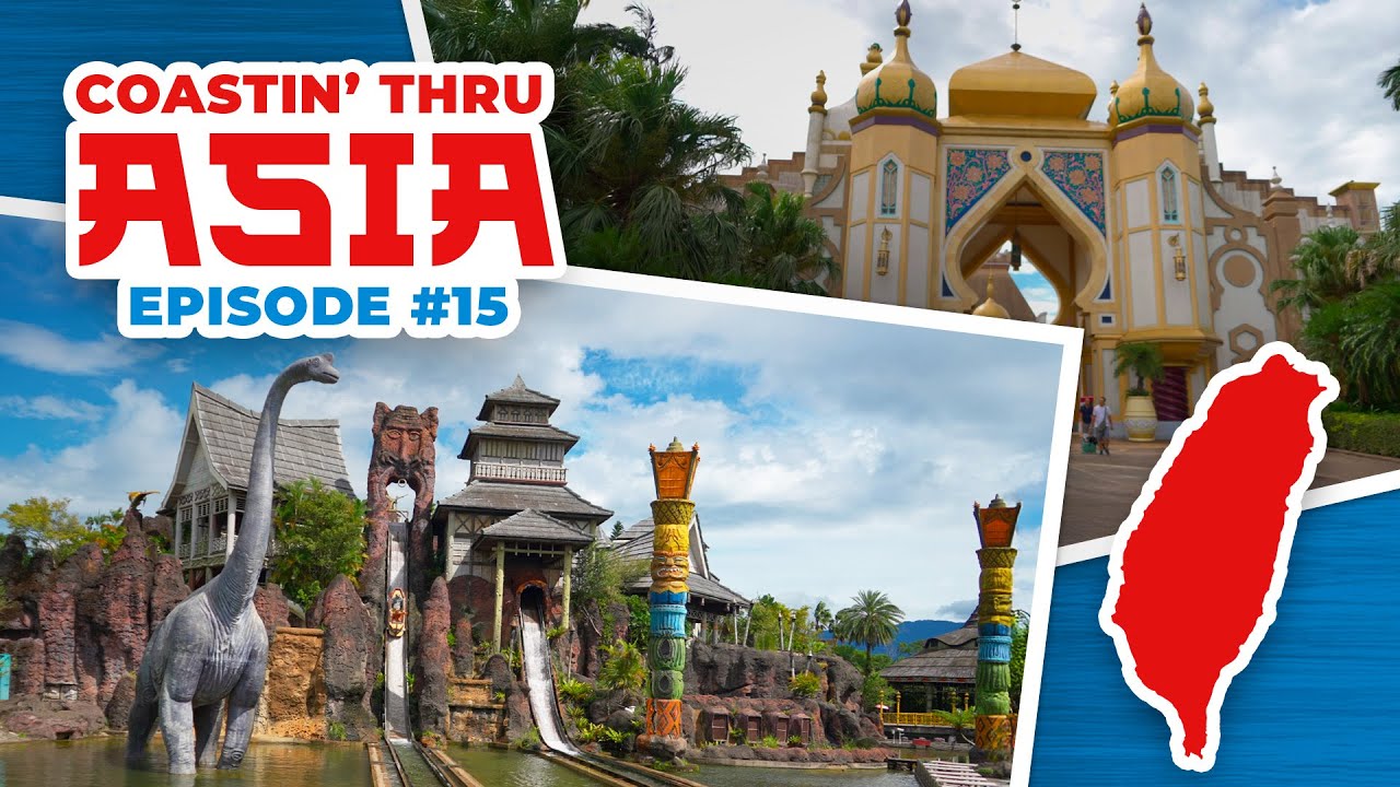 We Went to Taiwan to Ride Roller Coasters!! Visiting their Most Themed Park Leofoo Village!