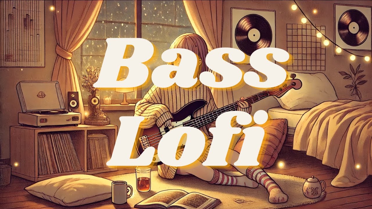 stay mindful 🎸 Bass Guitar Lofi 🎵 lofi hip-hop ~~ [Lofi to Study/Chill/Relax]