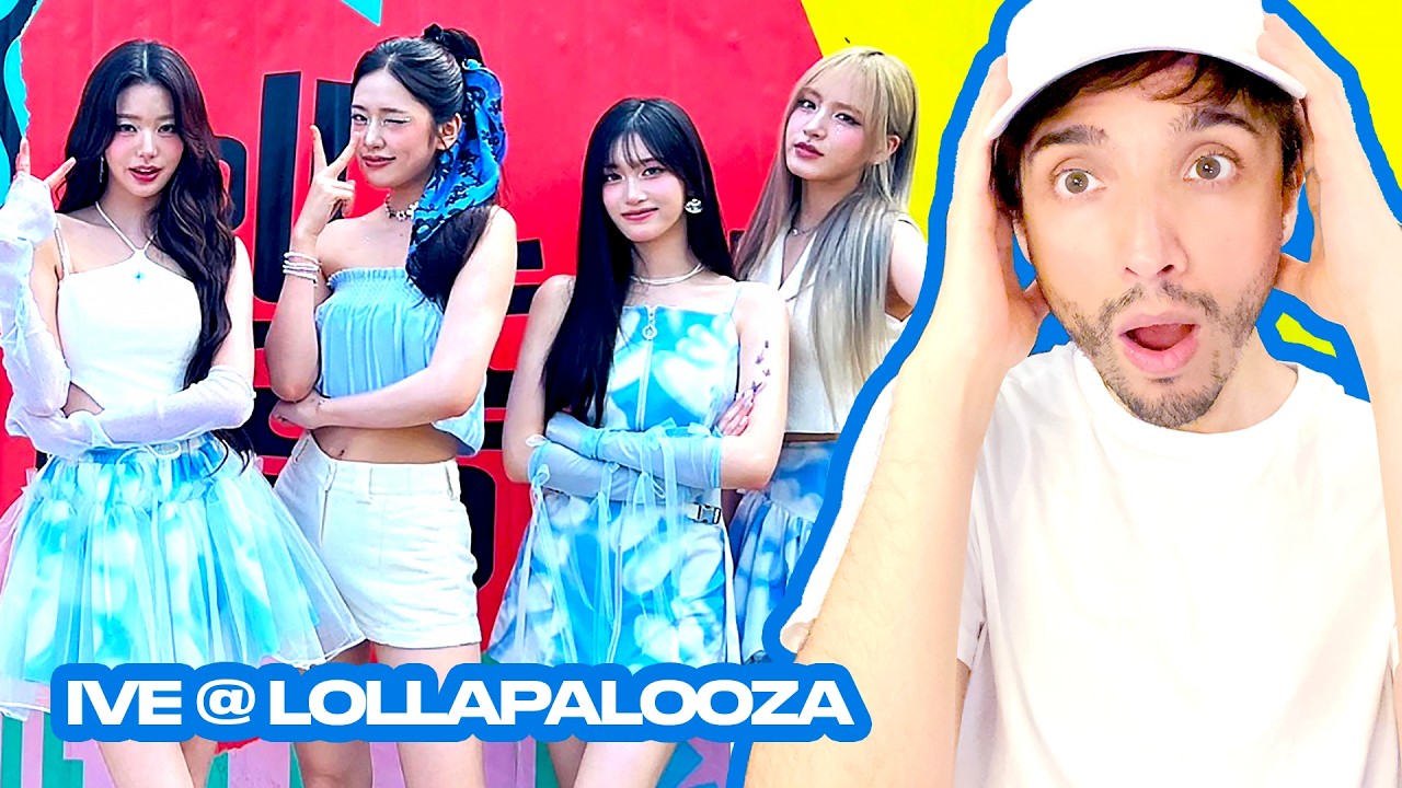 Productor musical reacciona y analiza a IVE en LOLLAPALOOZA 🔥