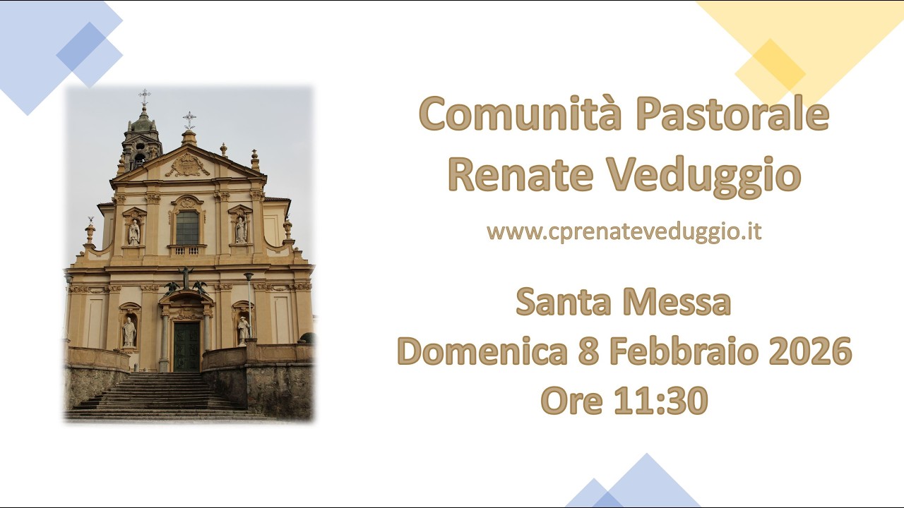Santa Messa - Domenica 8 Febbraio - Ore 11:30