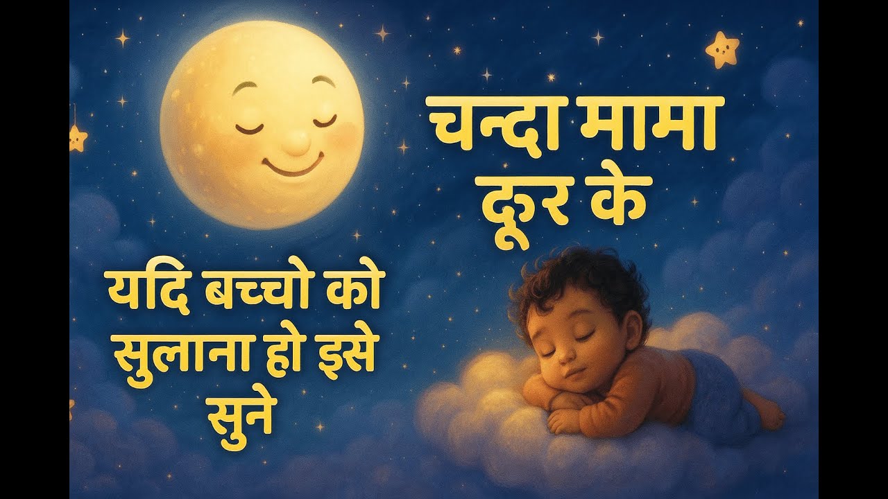 Chanda Mama Dur Ke | बच्चों के लिए नई Hindi Kids Rhyme | Cute Nursery Rhyme for Children |