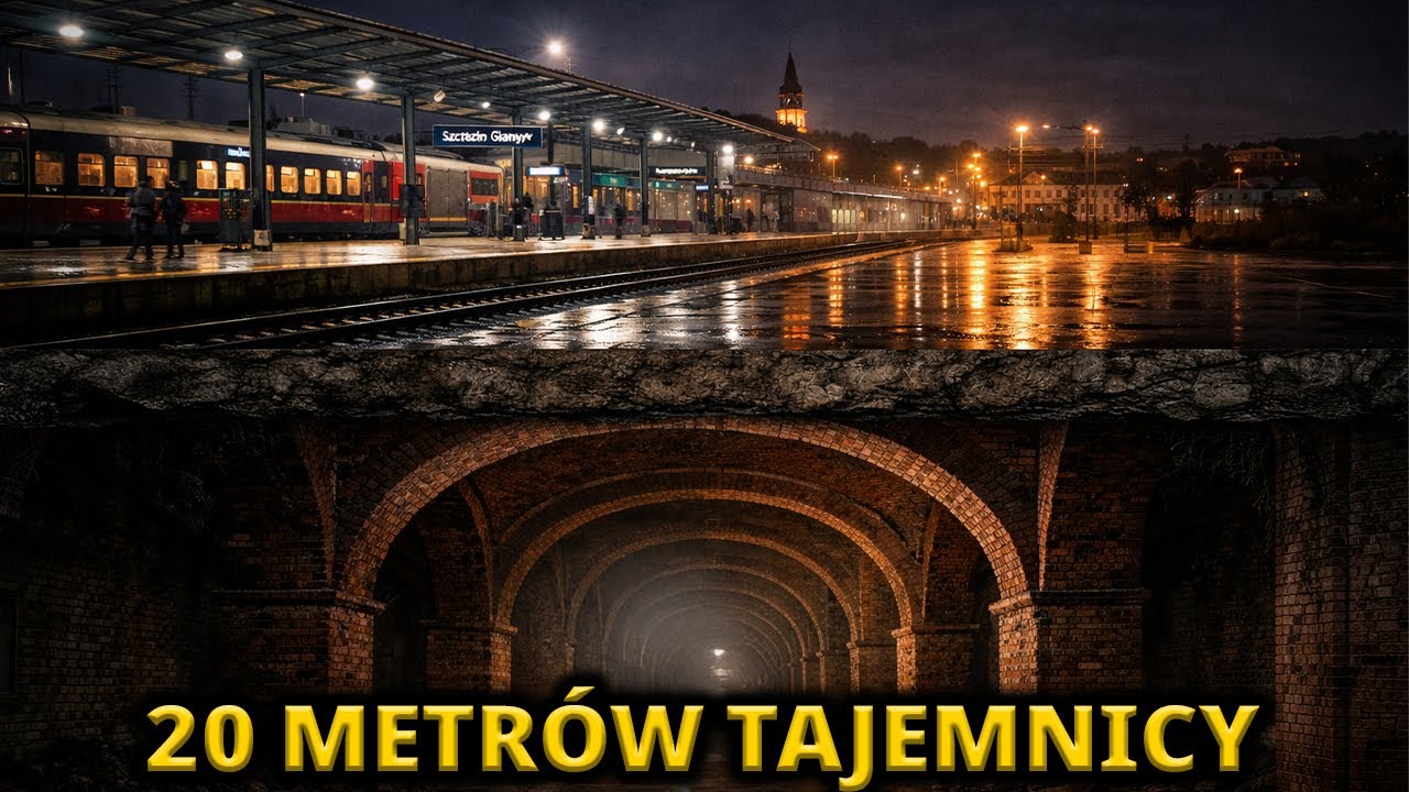 20 metr&oacute;w pod dworcem: Największa tajemnica Szczecina, o kt&oacute;rej milczą mapy.