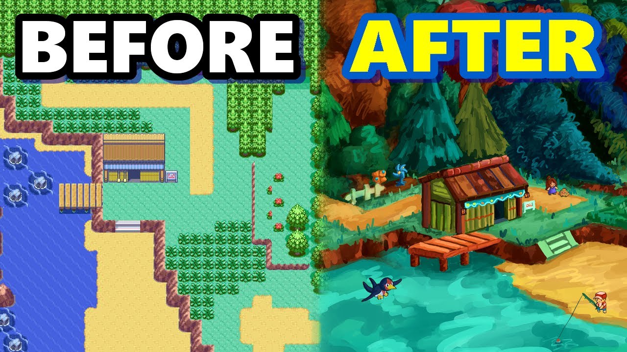 Painting ALL of Pok&eacute;mon Emerald!!! [Route 104]