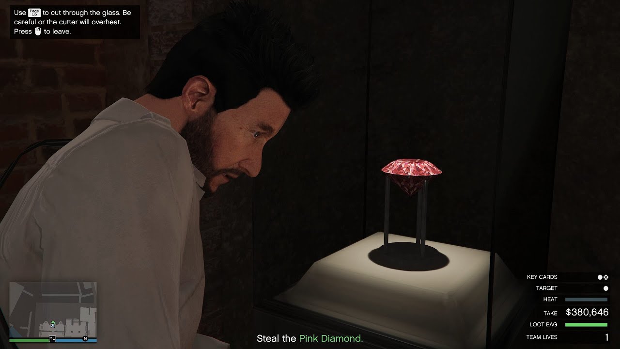Grand Theft Auto 5 Cayo Perico Heist Pink Diamond RTX 5070 ti