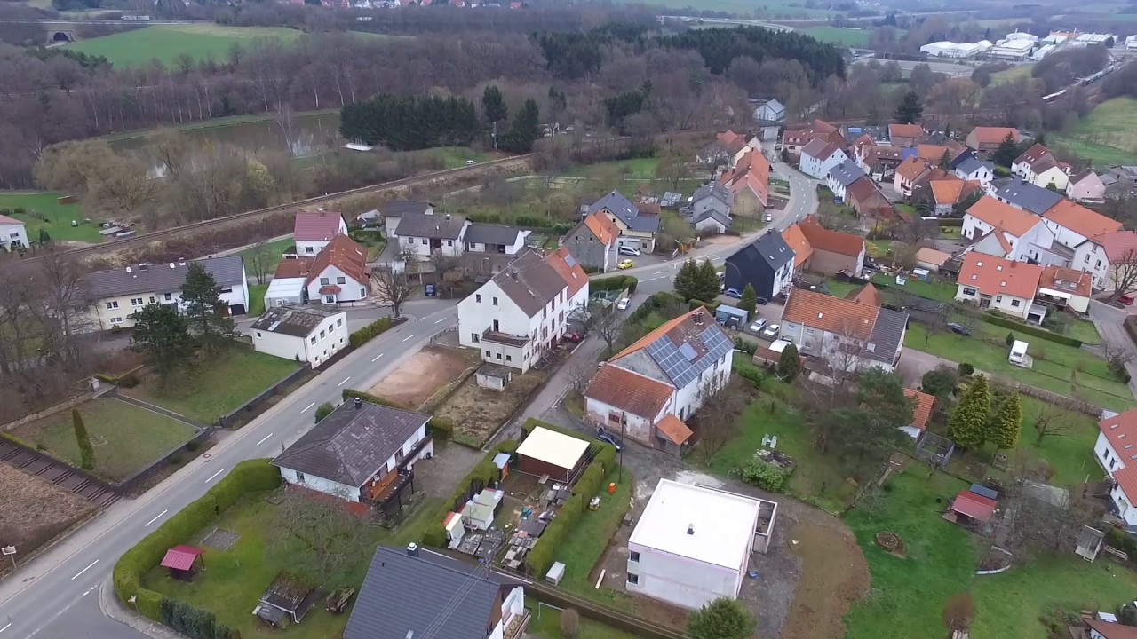 Drohnenaufnahme Schwarzerden/ Saarland