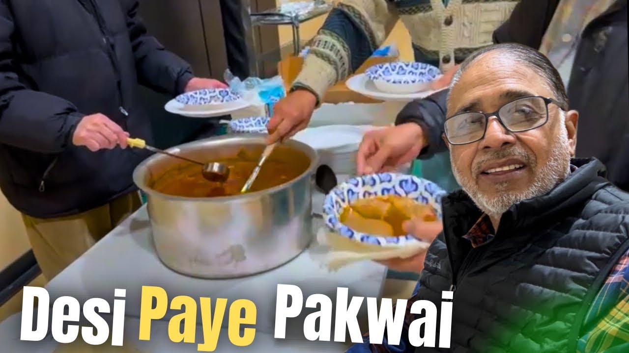 Aj Humne Desi Paye Pakwai 😋🍽️