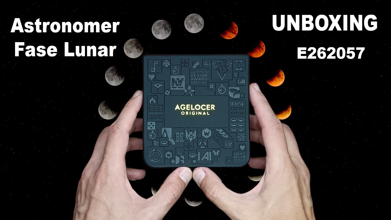 Часы AGELOCER Astr&oacute;nomos: элегантность, индикатор фаз Луны и 80-часовой запас хода | Распаковка