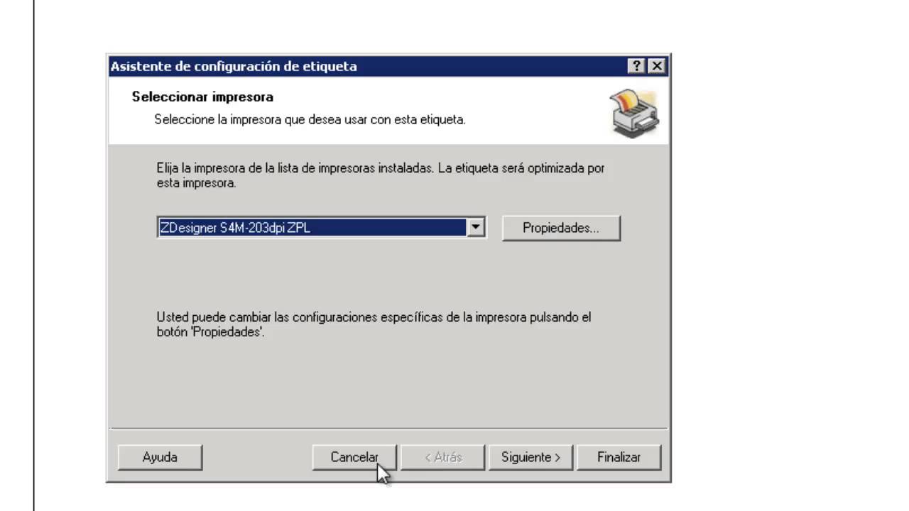 Diseño de etiquetas con Zebra Designer