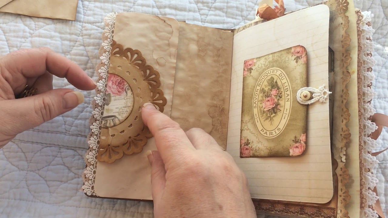 Commissioned Rose Junk Journal