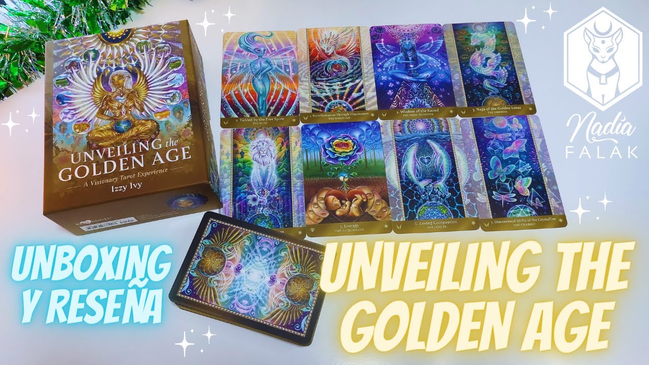 UNVEILING THE GOLDEN AGE (Tarot - Oráculo) ⭐ Unboxing y Reseña en Español ✨ Nadia Falak