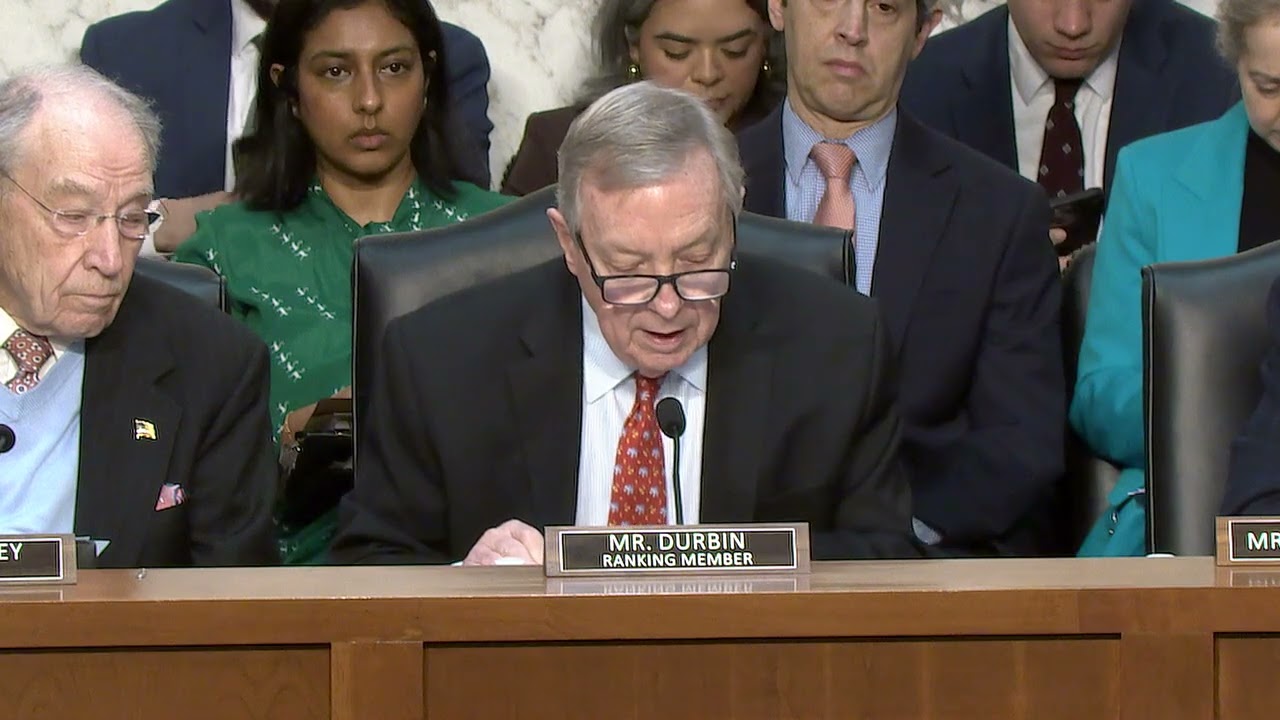 Durbin Voices Concerns About Trump Nominees In Senate Judiciary Committee Markup