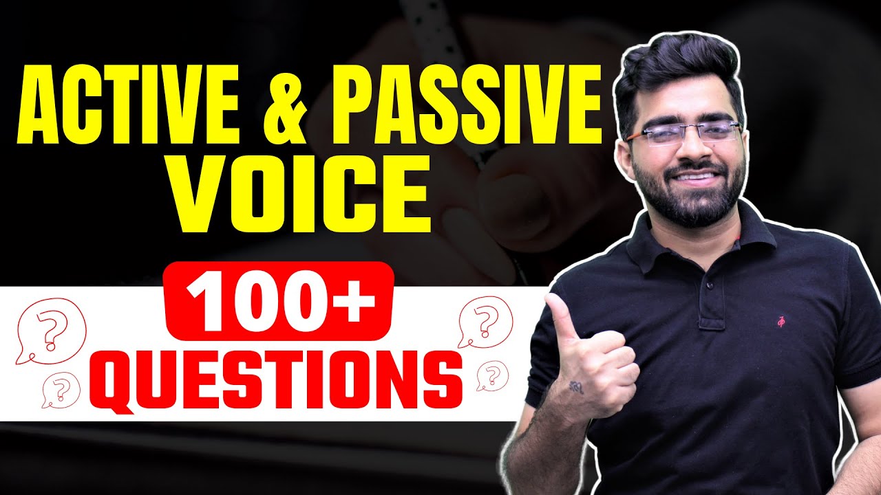 100+ Exam Oriented Practice Questions | Active Passive Voice | SSC, BANK, NDA, CDS | Tarun Grover