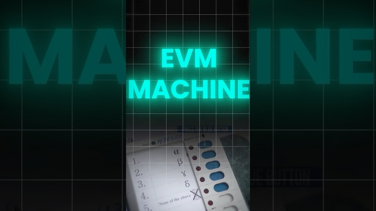 When was EVM used for the first time in India? #evm #election #india