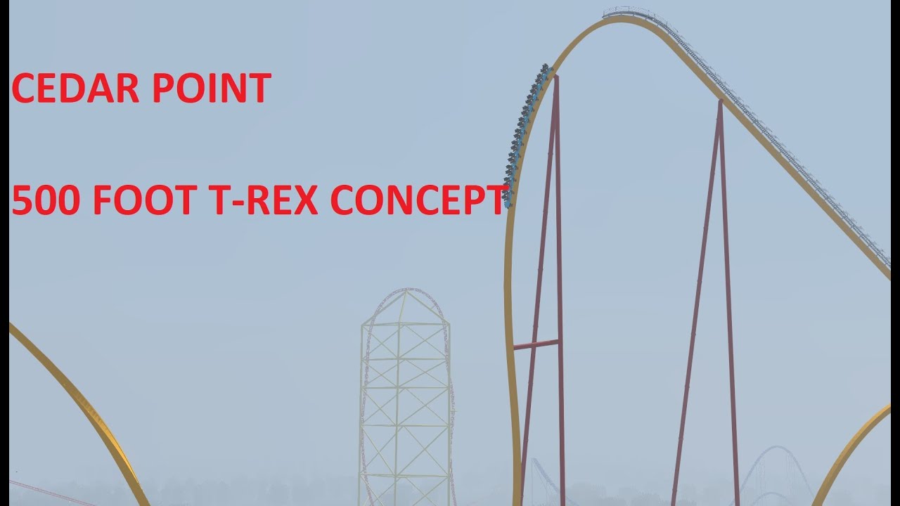 NoLimits 2 - Cedar Point 500 Foot Tall Roller Coaster Concept