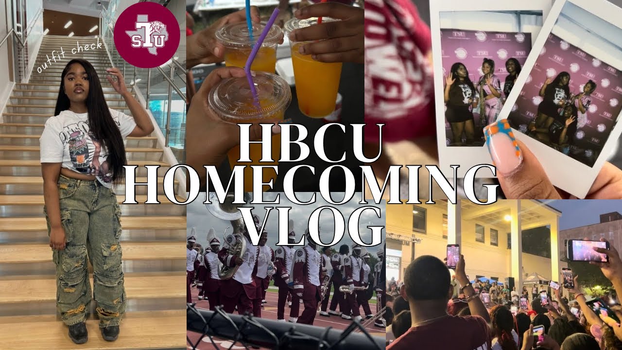 hbcu vlog: texas southern university homecoming | grwm, concerts, tailgate