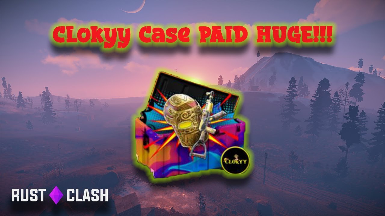 Pulling A Legendary Gold FaceMask On The Clokyy Case On (RUSTCLASH)