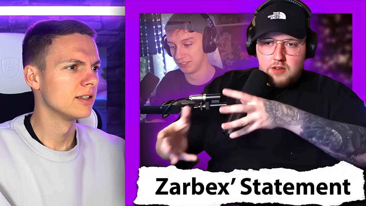 Zarbex Statement zu Mobbingvorwürfen gegen LetsHugo
