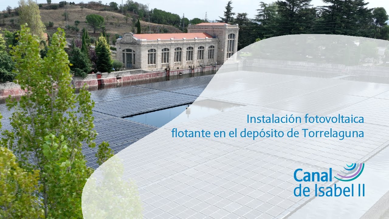 Instalación fotovoltaica flotante en el depósito de Torrelaguna | Canal de Isabel II