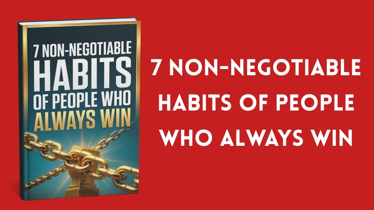 7 Non Negotiable Habits of People Who Always Win
