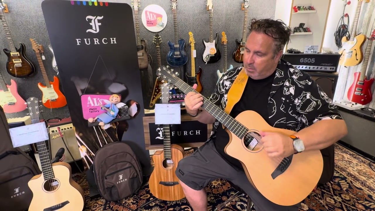 Furch Pioneer CM a  LH CUSTOM LEFTY  ZURDA w/Lr Baggs EAS VTC Western Red Cedar / African Mahogany