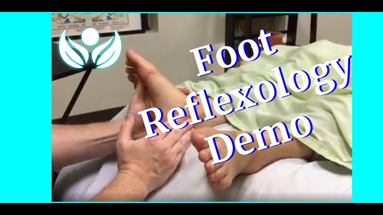 Foot Reflexology Technique Demonstration at Hands on Health Massage Therapy and Wellness in Cary, NC