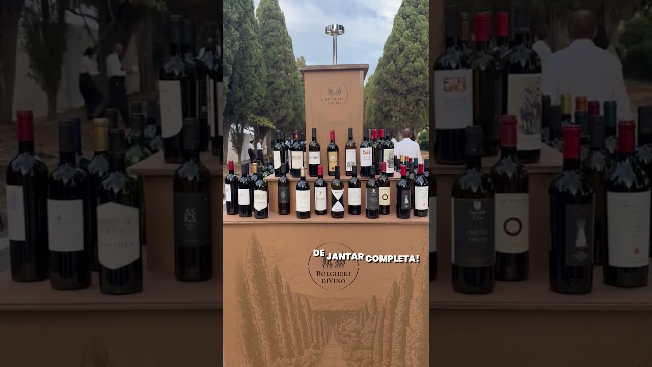 A MESA DE 1KM no jantar BOLGHERI DIVINO 2024, na TOSCANA