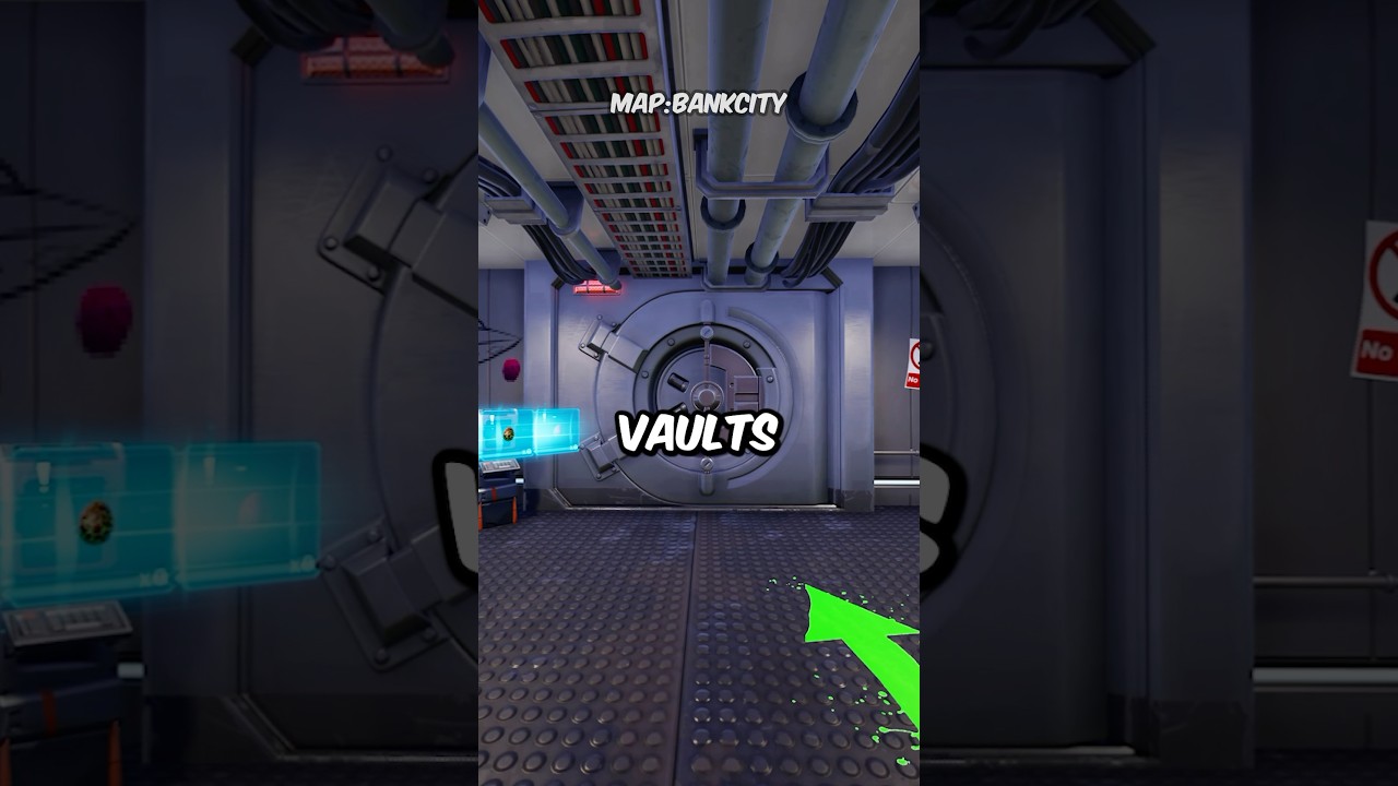 Top 3 Secret Vaults in BankCity!🤫 #fortnite #bankcity #bankcitycreative #GTA6