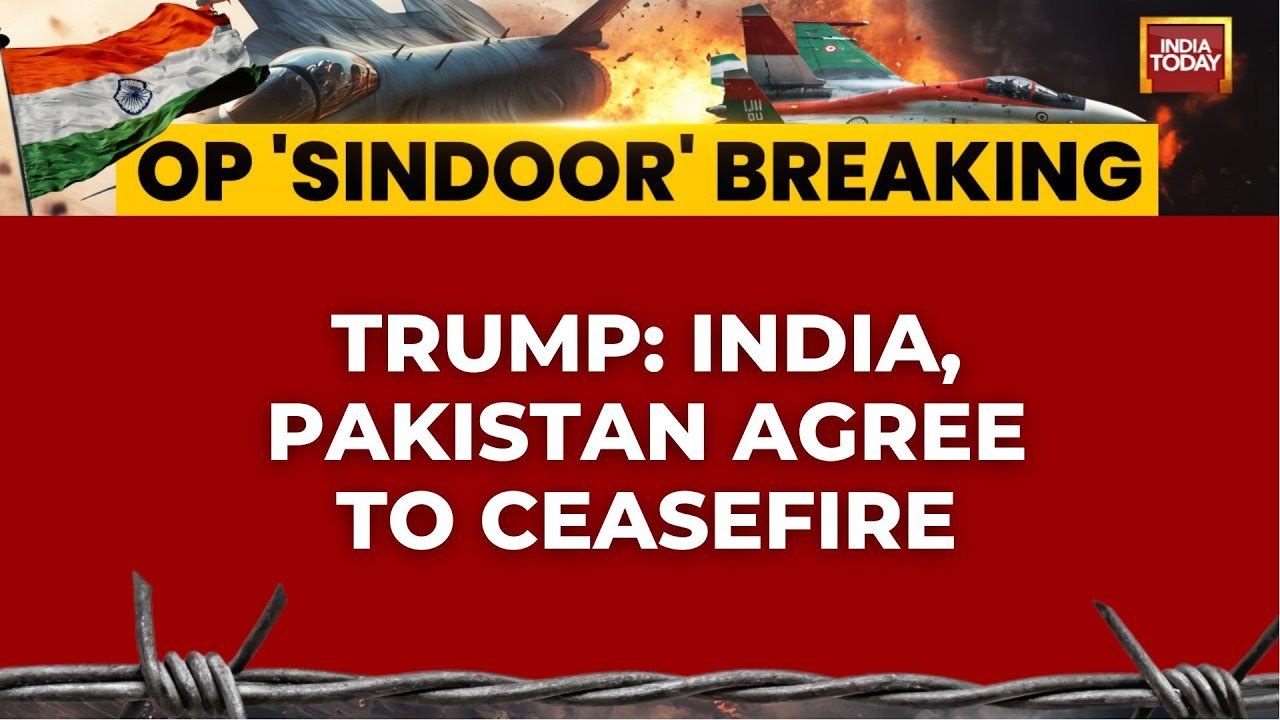 Trump Announces India-Pakistan Ceasefire After US-Mediated Talks