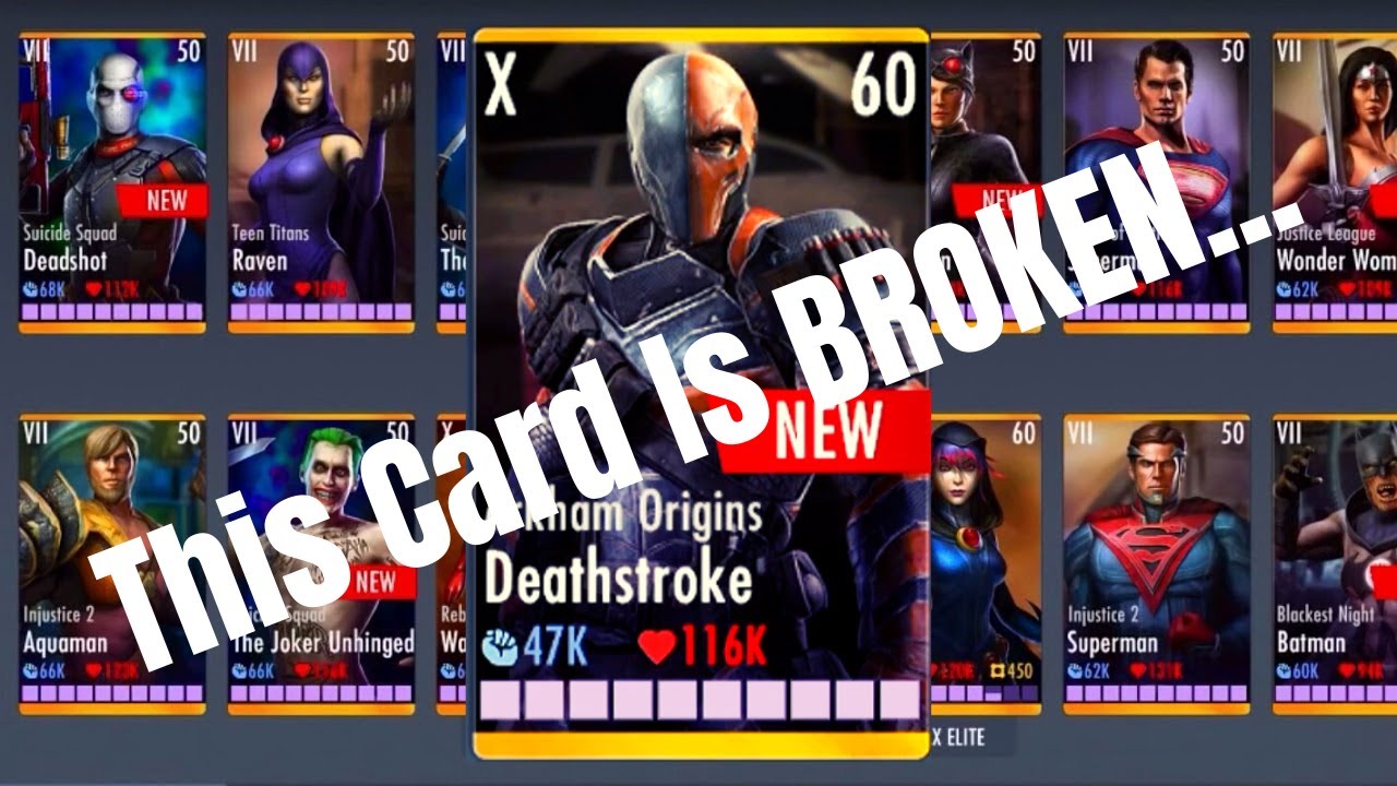 Почему Deathstroke из Arkham Origins ТАК ХОРОШ? Injustice Gods Among Us 3.3! iOS/Android!
